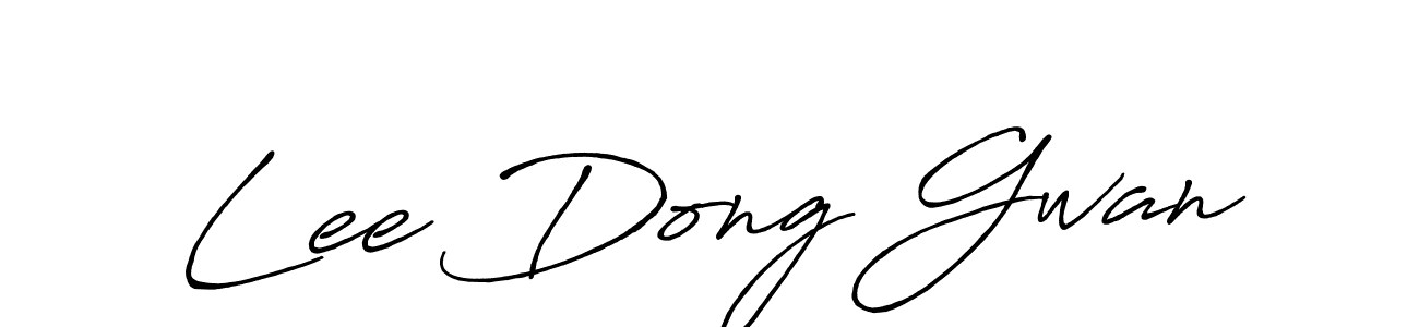 Antro_Vectra_Bolder is a professional signature style that is perfect for those who want to add a touch of class to their signature. It is also a great choice for those who want to make their signature more unique. Get Lee Dong Gwan name to fancy signature for free. Lee Dong Gwan signature style 7 images and pictures png