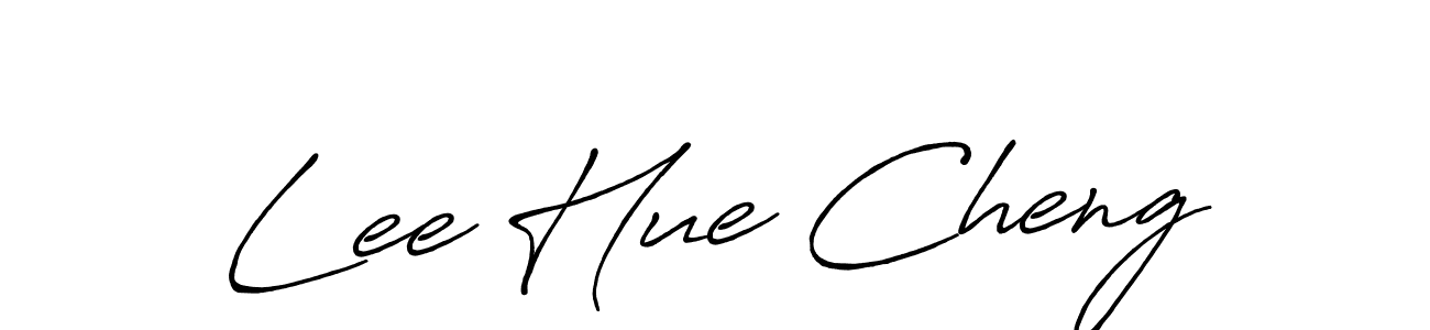 Lee Hue Cheng stylish signature style. Best Handwritten Sign (Antro_Vectra_Bolder) for my name. Handwritten Signature Collection Ideas for my name Lee Hue Cheng. Lee Hue Cheng signature style 7 images and pictures png