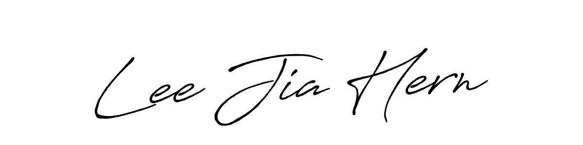 Lee Jia Hern stylish signature style. Best Handwritten Sign (Antro_Vectra_Bolder) for my name. Handwritten Signature Collection Ideas for my name Lee Jia Hern. Lee Jia Hern signature style 7 images and pictures png