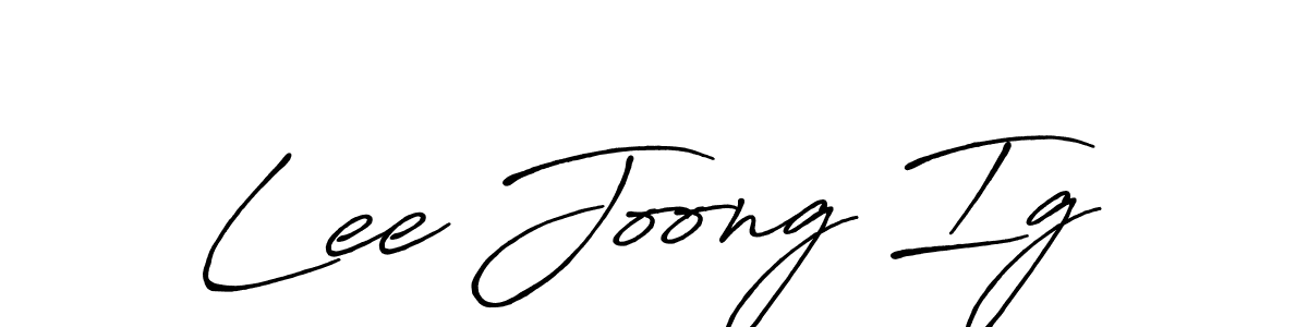Make a beautiful signature design for name Lee Joong Ig. Use this online signature maker to create a handwritten signature for free. Lee Joong Ig signature style 7 images and pictures png