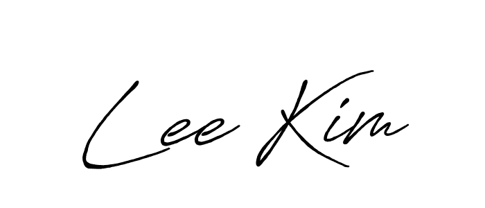 Use a signature maker to create a handwritten signature online. With this signature software, you can design (Antro_Vectra_Bolder) your own signature for name Lee Kim. Lee Kim signature style 7 images and pictures png