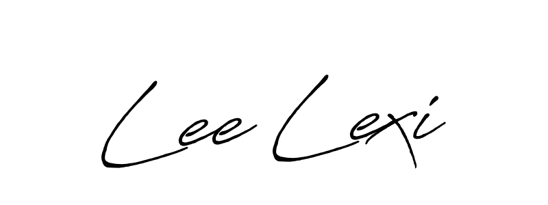 Create a beautiful signature design for name Lee Lexi. With this signature (Antro_Vectra_Bolder) fonts, you can make a handwritten signature for free. Lee Lexi signature style 7 images and pictures png