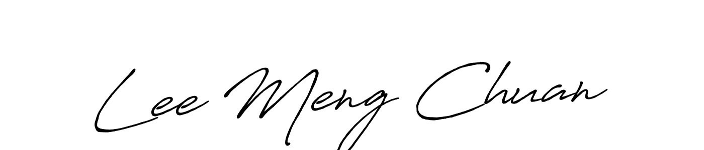 How to Draw Lee Meng Chuan signature style? Antro_Vectra_Bolder is a latest design signature styles for name Lee Meng Chuan. Lee Meng Chuan signature style 7 images and pictures png