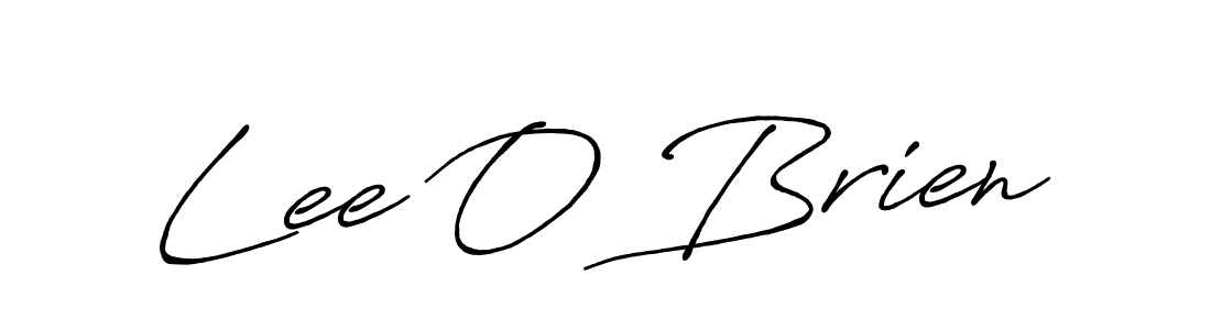 Similarly Antro_Vectra_Bolder is the best handwritten signature design. Signature creator online .You can use it as an online autograph creator for name Lee O Brien. Lee O Brien signature style 7 images and pictures png