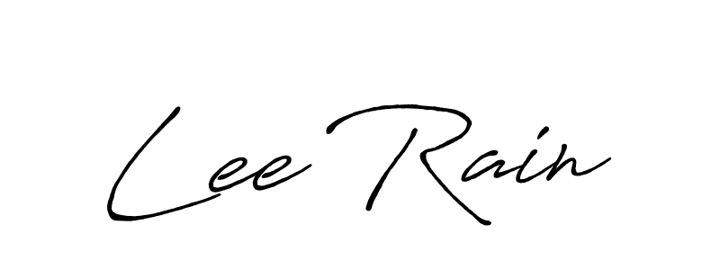 Design your own signature with our free online signature maker. With this signature software, you can create a handwritten (Antro_Vectra_Bolder) signature for name Lee Rain. Lee Rain signature style 7 images and pictures png