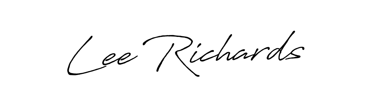 Once you've used our free online signature maker to create your best signature Antro_Vectra_Bolder style, it's time to enjoy all of the benefits that Lee Richards name signing documents. Lee Richards signature style 7 images and pictures png