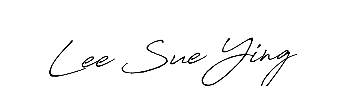 Create a beautiful signature design for name Lee Sue Ying. With this signature (Antro_Vectra_Bolder) fonts, you can make a handwritten signature for free. Lee Sue Ying signature style 7 images and pictures png