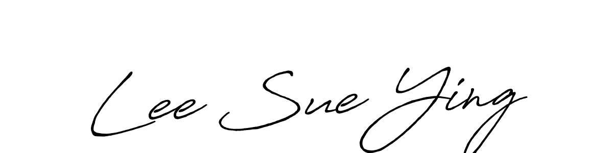 Create a beautiful signature design for name Lee Sue Ying. With this signature (Antro_Vectra_Bolder) fonts, you can make a handwritten signature for free. Lee Sue Ying signature style 7 images and pictures png