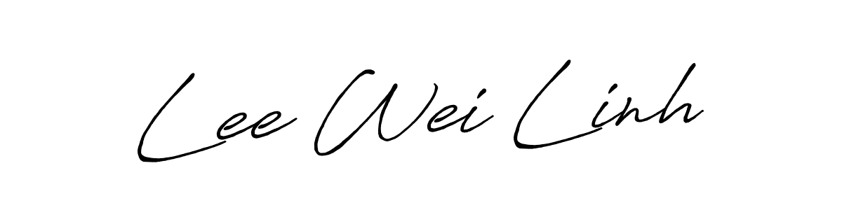 Antro_Vectra_Bolder is a professional signature style that is perfect for those who want to add a touch of class to their signature. It is also a great choice for those who want to make their signature more unique. Get Lee Wei Linh name to fancy signature for free. Lee Wei Linh signature style 7 images and pictures png