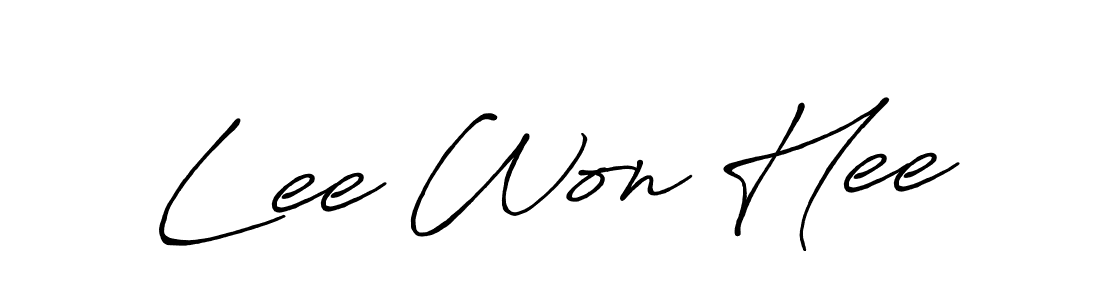 Make a short Lee Won Hee signature style. Manage your documents anywhere anytime using Antro_Vectra_Bolder. Create and add eSignatures, submit forms, share and send files easily. Lee Won Hee signature style 7 images and pictures png