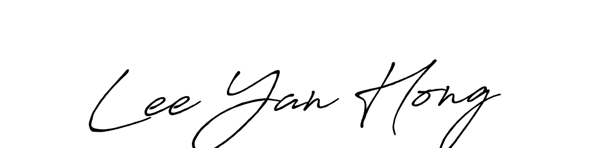 if you are searching for the best signature style for your name Lee Yan Hong. so please give up your signature search. here we have designed multiple signature styles  using Antro_Vectra_Bolder. Lee Yan Hong signature style 7 images and pictures png