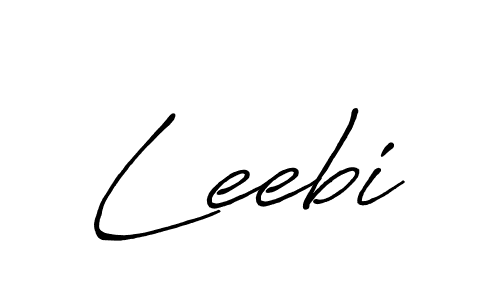 Create a beautiful signature design for name Leebi. With this signature (Antro_Vectra_Bolder) fonts, you can make a handwritten signature for free. Leebi signature style 7 images and pictures png