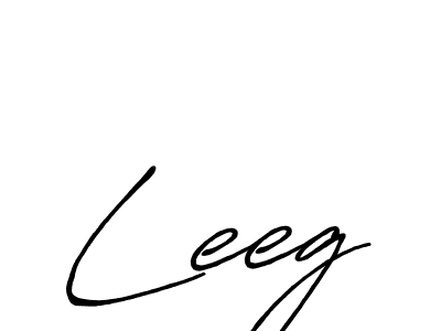 The best way (Antro_Vectra_Bolder) to make a short signature is to pick only two or three words in your name. The name Leeg include a total of six letters. For converting this name. Leeg signature style 7 images and pictures png