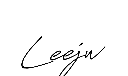 Make a beautiful signature design for name Leejw. With this signature (Antro_Vectra_Bolder) style, you can create a handwritten signature for free. Leejw signature style 7 images and pictures png