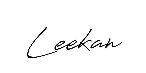 It looks lik you need a new signature style for name Leekan. Design unique handwritten (Antro_Vectra_Bolder) signature with our free signature maker in just a few clicks. Leekan signature style 7 images and pictures png