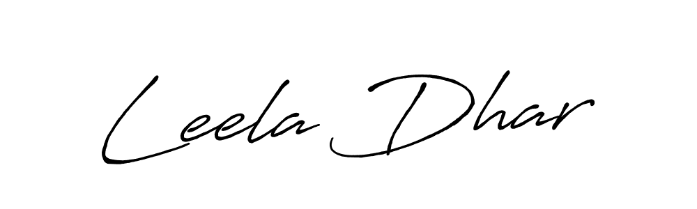 Use a signature maker to create a handwritten signature online. With this signature software, you can design (Antro_Vectra_Bolder) your own signature for name Leela Dhar. Leela Dhar signature style 7 images and pictures png