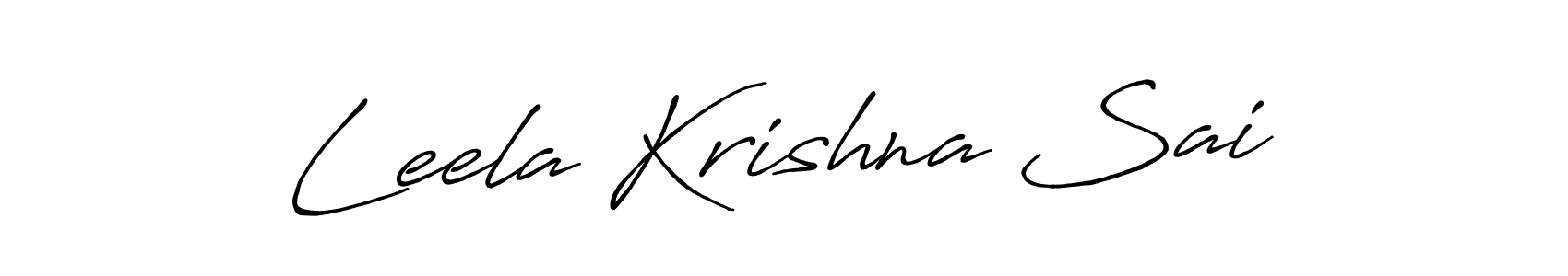 Once you've used our free online signature maker to create your best signature Antro_Vectra_Bolder style, it's time to enjoy all of the benefits that Leela Krishna Sai name signing documents. Leela Krishna Sai signature style 7 images and pictures png