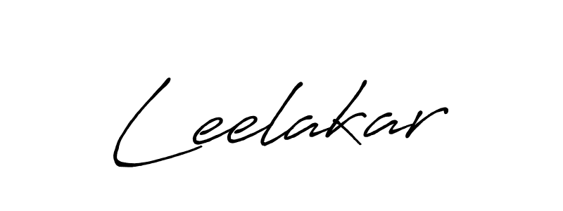 Make a beautiful signature design for name Leelakar. With this signature (Antro_Vectra_Bolder) style, you can create a handwritten signature for free. Leelakar signature style 7 images and pictures png