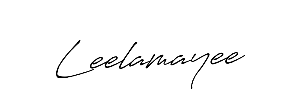 Leelamayee stylish signature style. Best Handwritten Sign (Antro_Vectra_Bolder) for my name. Handwritten Signature Collection Ideas for my name Leelamayee. Leelamayee signature style 7 images and pictures png