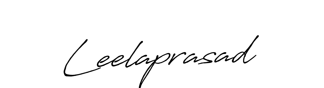 Use a signature maker to create a handwritten signature online. With this signature software, you can design (Antro_Vectra_Bolder) your own signature for name Leelaprasad. Leelaprasad signature style 7 images and pictures png