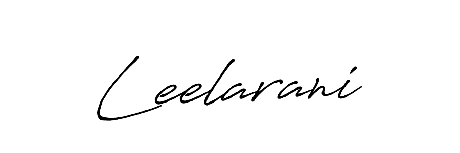 Leelarani stylish signature style. Best Handwritten Sign (Antro_Vectra_Bolder) for my name. Handwritten Signature Collection Ideas for my name Leelarani. Leelarani signature style 7 images and pictures png