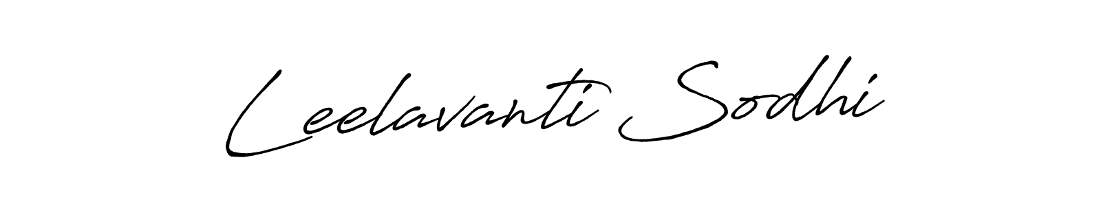 Use a signature maker to create a handwritten signature online. With this signature software, you can design (Antro_Vectra_Bolder) your own signature for name Leelavanti Sodhi. Leelavanti Sodhi signature style 7 images and pictures png