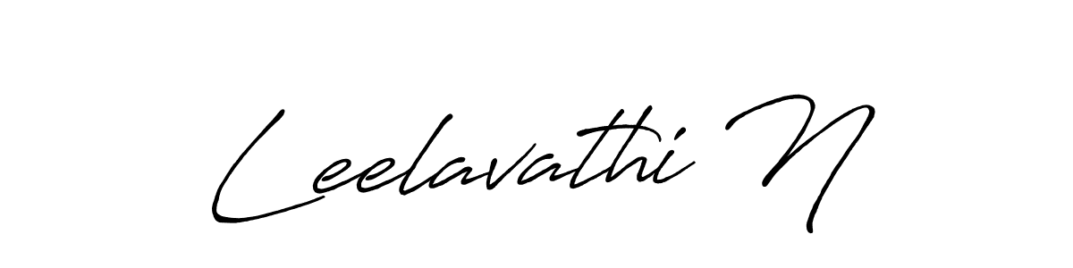 Make a beautiful signature design for name Leelavathi N. Use this online signature maker to create a handwritten signature for free. Leelavathi N signature style 7 images and pictures png