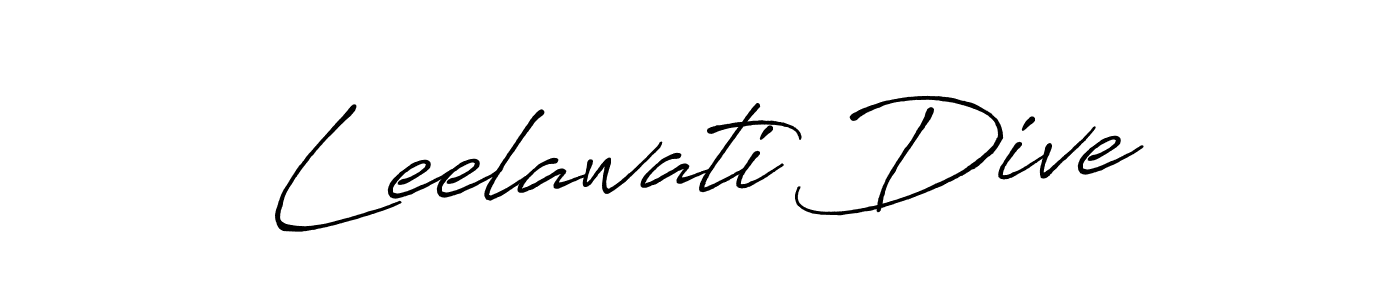 Make a beautiful signature design for name Leelawati Dive. With this signature (Antro_Vectra_Bolder) style, you can create a handwritten signature for free. Leelawati Dive signature style 7 images and pictures png