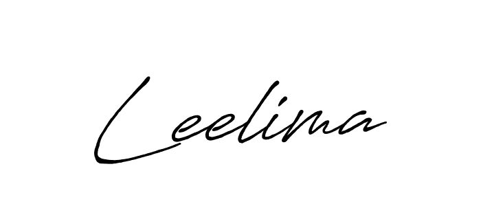 Design your own signature with our free online signature maker. With this signature software, you can create a handwritten (Antro_Vectra_Bolder) signature for name Leelima. Leelima signature style 7 images and pictures png