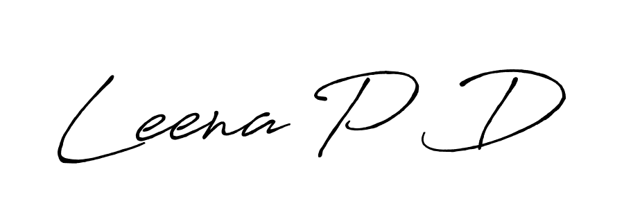 Here are the top 10 professional signature styles for the name Leena P D. These are the best autograph styles you can use for your name. Leena P D signature style 7 images and pictures png