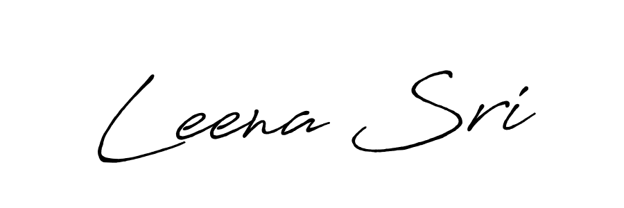 Design your own signature with our free online signature maker. With this signature software, you can create a handwritten (Antro_Vectra_Bolder) signature for name Leena Sri. Leena Sri signature style 7 images and pictures png