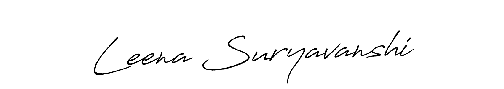 if you are searching for the best signature style for your name Leena Suryavanshi. so please give up your signature search. here we have designed multiple signature styles  using Antro_Vectra_Bolder. Leena Suryavanshi signature style 7 images and pictures png