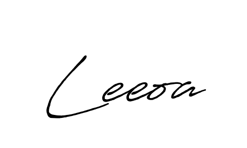 Design your own signature with our free online signature maker. With this signature software, you can create a handwritten (Antro_Vectra_Bolder) signature for name Leeoa. Leeoa signature style 7 images and pictures png