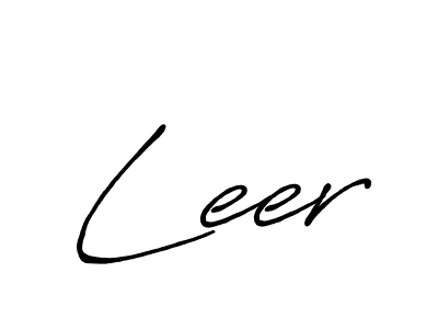 It looks lik you need a new signature style for name Leer. Design unique handwritten (Antro_Vectra_Bolder) signature with our free signature maker in just a few clicks. Leer signature style 7 images and pictures png