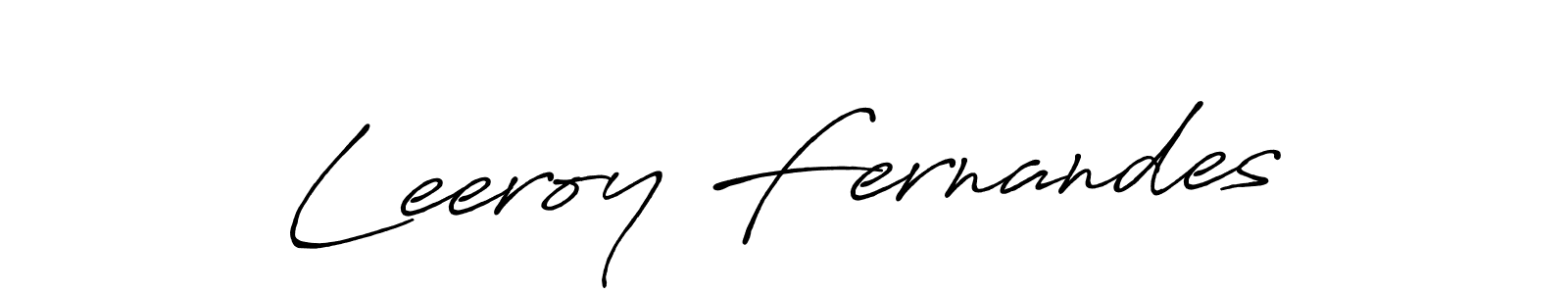 Antro_Vectra_Bolder is a professional signature style that is perfect for those who want to add a touch of class to their signature. It is also a great choice for those who want to make their signature more unique. Get Leeroy Fernandes name to fancy signature for free. Leeroy Fernandes signature style 7 images and pictures png
