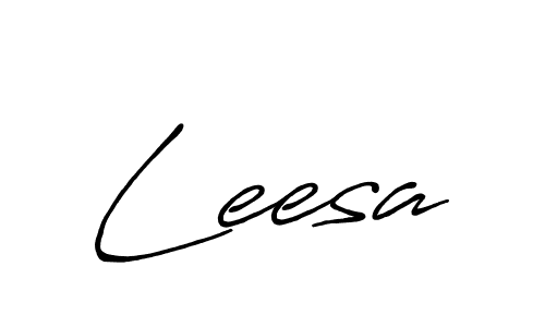 Also You can easily find your signature by using the search form. We will create Leesa name handwritten signature images for you free of cost using Antro_Vectra_Bolder sign style. Leesa signature style 7 images and pictures png