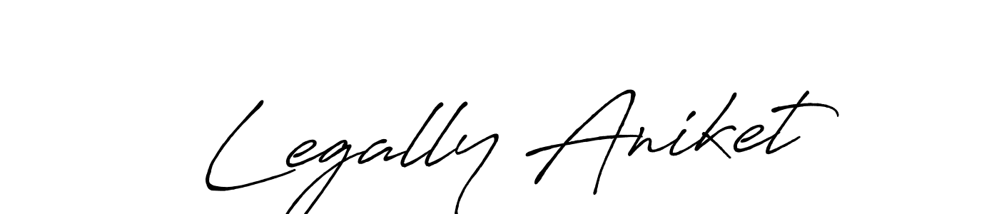This is the best signature style for the Legally Aniket name. Also you like these signature font (Antro_Vectra_Bolder). Mix name signature. Legally Aniket signature style 7 images and pictures png
