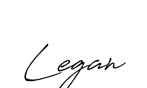 Design your own signature with our free online signature maker. With this signature software, you can create a handwritten (Antro_Vectra_Bolder) signature for name Legan. Legan signature style 7 images and pictures png