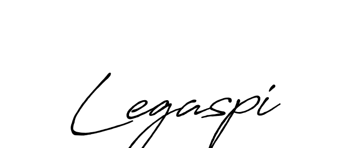 Make a beautiful signature design for name Legaspi. With this signature (Antro_Vectra_Bolder) style, you can create a handwritten signature for free. Legaspi signature style 7 images and pictures png