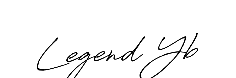 Design your own signature with our free online signature maker. With this signature software, you can create a handwritten (Antro_Vectra_Bolder) signature for name Legend Yb. Legend Yb signature style 7 images and pictures png