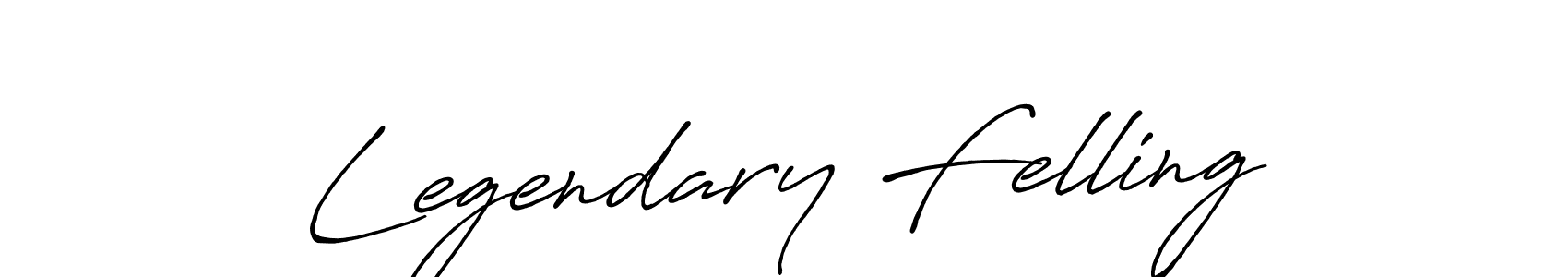 It looks lik you need a new signature style for name Legendary Felling. Design unique handwritten (Antro_Vectra_Bolder) signature with our free signature maker in just a few clicks. Legendary Felling signature style 7 images and pictures png