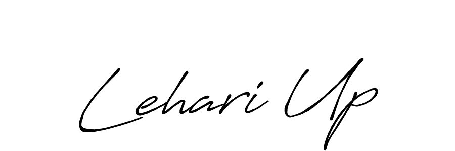 Also You can easily find your signature by using the search form. We will create Lehari Up name handwritten signature images for you free of cost using Antro_Vectra_Bolder sign style. Lehari Up signature style 7 images and pictures png