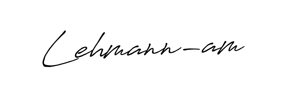 Lehmann-am stylish signature style. Best Handwritten Sign (Antro_Vectra_Bolder) for my name. Handwritten Signature Collection Ideas for my name Lehmann-am. Lehmann-am signature style 7 images and pictures png