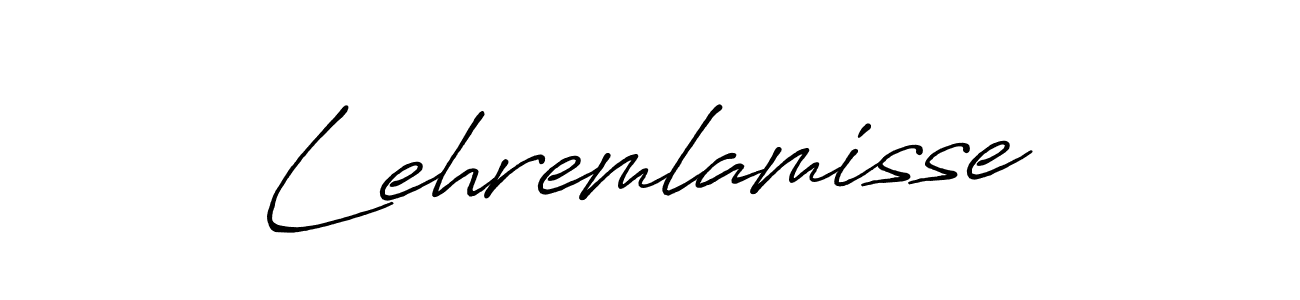 Make a beautiful signature design for name Lehremlamisse. With this signature (Antro_Vectra_Bolder) style, you can create a handwritten signature for free. Lehremlamisse signature style 7 images and pictures png