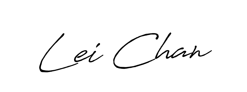 The best way (Antro_Vectra_Bolder) to make a short signature is to pick only two or three words in your name. The name Lei Chan include a total of six letters. For converting this name. Lei Chan signature style 7 images and pictures png