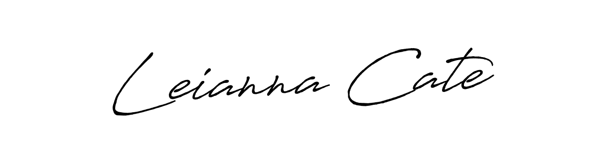 Use a signature maker to create a handwritten signature online. With this signature software, you can design (Antro_Vectra_Bolder) your own signature for name Leianna Cate. Leianna Cate signature style 7 images and pictures png