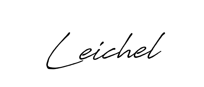 Once you've used our free online signature maker to create your best signature Antro_Vectra_Bolder style, it's time to enjoy all of the benefits that Leichel name signing documents. Leichel signature style 7 images and pictures png