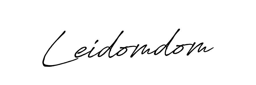 Make a beautiful signature design for name Leidomdom. With this signature (Antro_Vectra_Bolder) style, you can create a handwritten signature for free. Leidomdom signature style 7 images and pictures png
