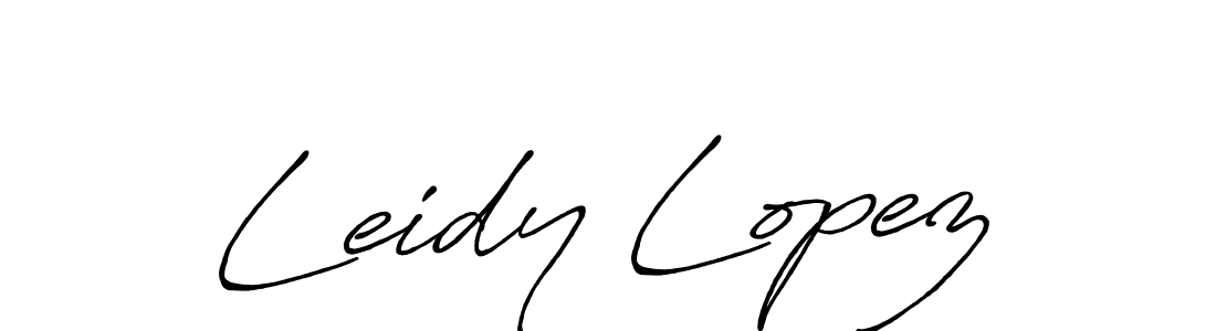 if you are searching for the best signature style for your name Leidy Lopez. so please give up your signature search. here we have designed multiple signature styles  using Antro_Vectra_Bolder. Leidy Lopez signature style 7 images and pictures png