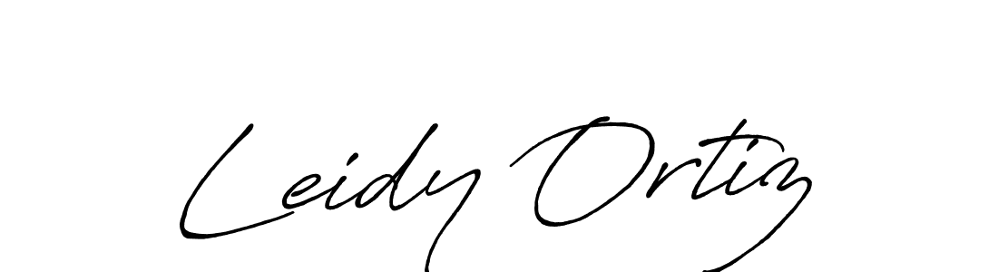 Also we have Leidy Ortiz name is the best signature style. Create professional handwritten signature collection using Antro_Vectra_Bolder autograph style. Leidy Ortiz signature style 7 images and pictures png